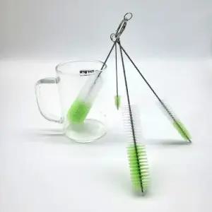 청소용품 창틀 틈새 세척솔 주방 욕실 텀블러 빨대 미니 브러쉬 4P