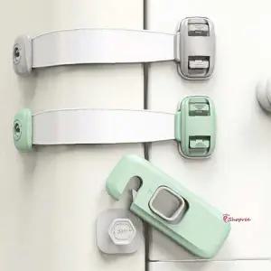 잠금장치서랍 슬라이드락 5P 문열림방지 서랍장efg162