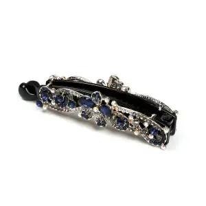 [에이치플러스몰]TBZ 은은한 컬러 헤어 바나나핀 블루 포인트헤어핀