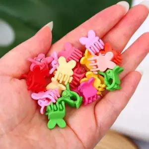 [에이치플러스몰]TBZ 토끼 블루밍 헤어집게핀 10개입