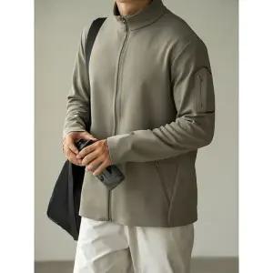 록쉬블몰 남사친 캐주얼 코트 누빔 포켓 추리닝 시티 점퍼 스포티 바람막이 야상사파리 야상 HO3