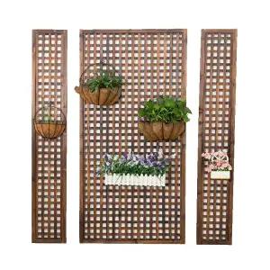 테라스 데크 격자 방청 목재 기둥 담장 지붕 방부목 휀스 단독주택 울타리