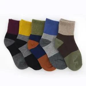 [하프클럽/셀러허브_여성트랜드패션]배색 포인트 어린이겨울양말 양말 세