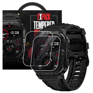 카비녹스 유리 스크린 프로텍터 호환 스마트워치 - 고투명, 긁힘 방지, 고감도, 기포 없음 2팩 Blaze