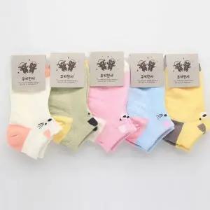 [하프클럽/셀러허브_여성트랜드패션]남아양말 사계절 아동양말 귀여운 5켤