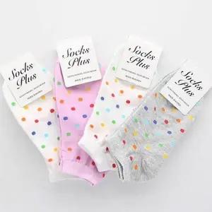 [하프클럽/셀러허브_여성트랜드패션]패션 컬러 어린이페이크삭스 블링 5켤