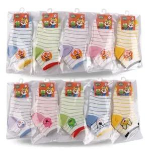 [하프클럽/셀러허브_여성트랜드패션]1살 2살 뽀로로 캐릭터 유아 양말 10켤