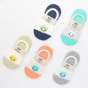 [하프클럽/셀러허브_여성트랜드패션]발등 스마일 국산 아기양말 다양한 5켤