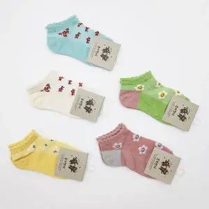 [하프클럽/셀러허브_여성트랜드패션]아동양말세트 사계절 키즈삭스 꽃밭 5