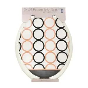 양변기시트 심플패턴 변기커버 (U중형) 욕실변기커버 양변기 1개