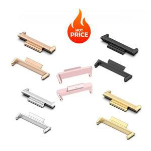 워치 핏 4 프로 3 스트랩 커넥터 팔찌용 메탈 어댑터 1쌍, 스테인리스 스틸 20mm 밴드 폭 액세서리