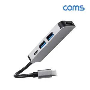 TBZ Coms USB 3.1 (Type C) 멀티 도킹 허브 USB 3.0 Type A x 2 HDMI Type C(PD DATA)