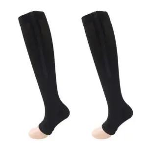 종아리밴드지퍼 통풍 압박 스타킹 레그 쉐이퍼 종아리 슬리브 수면