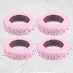 WL 여행용 캐리어 바퀴보호대 바퀴덮개 소음감소 4p