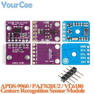 5pcs/1pc GY-9960-3.3 RGB 적외선 IR 제스처 센서 APDS-9960 IIC 감지 근접 색상 UV 필터 PAJ7620U2 VL6180