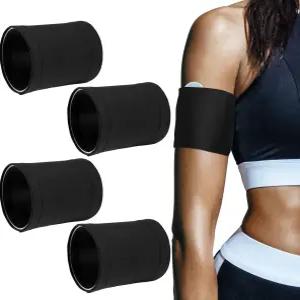 용품 스포츠용 4Pcs 팔 밴드 센서 커버 세척 가능 재사용 슬리브 대형