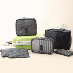 클린업 여행용 파우치 6종세트 캐리어정리백