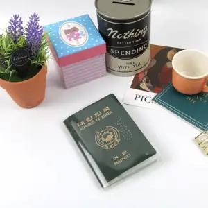 PVC재질 여권 커버 투명 케이스 1P