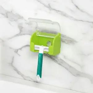 ( )욕실 면도날 보관함 벽걸이 거치대 흡착식 면도기걸이 위생 보관