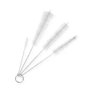 [RIZPICK]젖병 텀블러 빨대세척 유연한 스틸 틈새브러쉬4P LB20