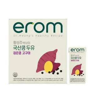 황성주박사의 검은콩 고구마 국산콩 두유 190ml 16팩