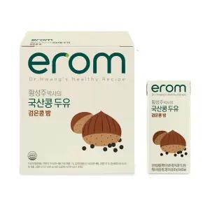 황성주박사의 검은콩 밤 국산콩 두유 190ml 16팩