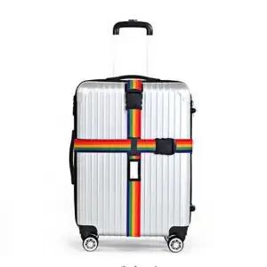 여행용 캐리어 보호밴드 네임택 고정