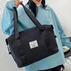 여성 스포츠 여행 운동 보스턴백 블랙 가방 더플백