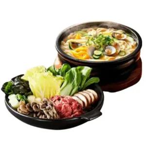 채선당 밀키트 샤브샤브2인분 + 백합칼국수 2인분