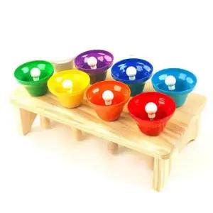 어린이악기 어린이집 음률영역 교구 장난감 핸드벨 악기 용품