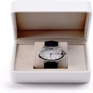 크리스마스 추수감사절을 위한 우드텐 화이트 PU 가죽 시계 선물 상자 럭셔리 싱글