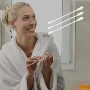 [에스에스_62]메이크업면봉 면봉대용량 종이스틱 면봉 200P