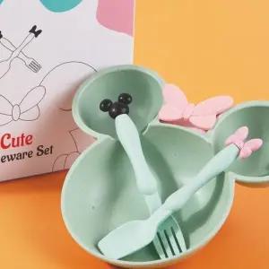 아기 이유식 준비물 유아 캐릭터 식판 어린이 식기