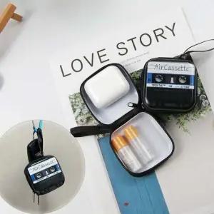카세트 테이프 그림 빈티지 USB소품 보관 케이스1P