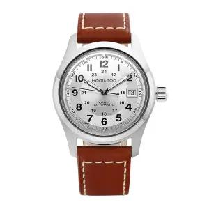 해밀턴 시계 H70455553 카키필드 남성가죽시계