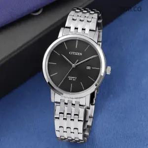 BI5070-57H 심플 라운드 쿼츠 아날로그 클래식 남자 메탈 시계 d