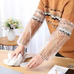 방수토시 일회용 방수팔토시 오염방지 투명 주방 작업 100매