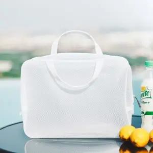 여행용 반투명 손잡이 가방 토드백 비치백