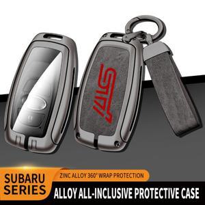 스바루 STI Brz Wrx Xv Ascent Forester 아웃백 Impreza 레거시 자동차 키 금속 쉘 액세서리 용 아연 케이