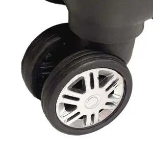 실리콘 캐리어 바퀴 커버 블랙 8p 캐스터슈즈 저소음커버 보호커버 캐리어꾸미기 소음방지커버