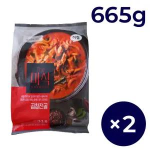 하림 더미식 곱창전골 밀키트 665g 2개
