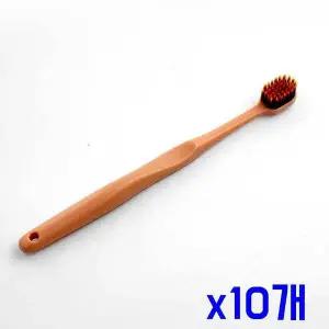 [에이치플러스몰]TBZ 미세모 틈새양치 간편 칫솔(스킨핑크) x10개