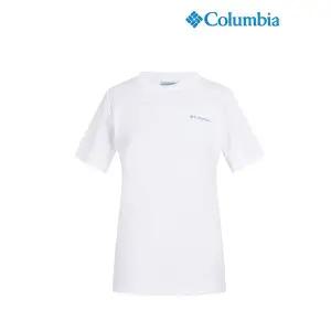 [아웃도어스/컬럼비아]여성 클래식 반팔 라운드 티셔츠 화이트