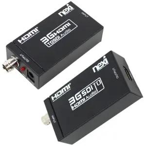 넥시 HDMI TO SDI 컨버터 SDI TO HDMI 컨버터 BNC 유전원