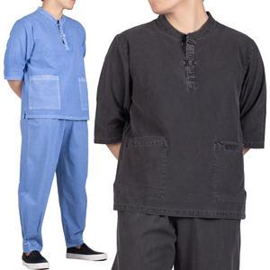 MC205_면30수 라운드 7부 티+바지/생활한복 개량한복