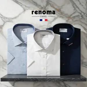 [레노마](강남점) 셔츠 여름 반팔 스판 구김적은 링클프리 와이셔츠 남방