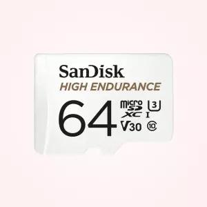 (특 가) 샌디스크 MicroSDXC High Endurance 64G U3 4K V30 TLC QQNR ST1