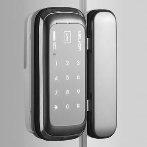 웰콤 WGT130,330 유리문도어락 / 업소용 상가문 강화도어 강화유리 도어락 / 유리문 번호키 전자키