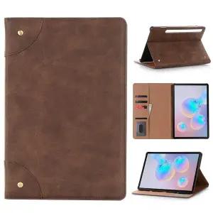 [수나르]갤럭시탭S8 S7 FE 라이트 플러스 레트로 가죽 태블릿 케이스