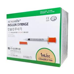 성심 인슐린 주사기 1cc 29G 13mm 100개입